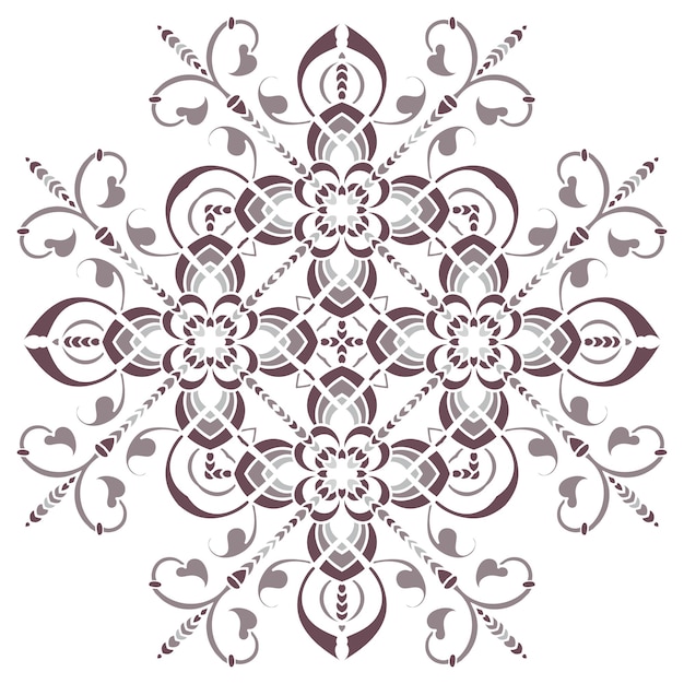 Hand drawing pattern for tile in black and white colors Italian majolica style