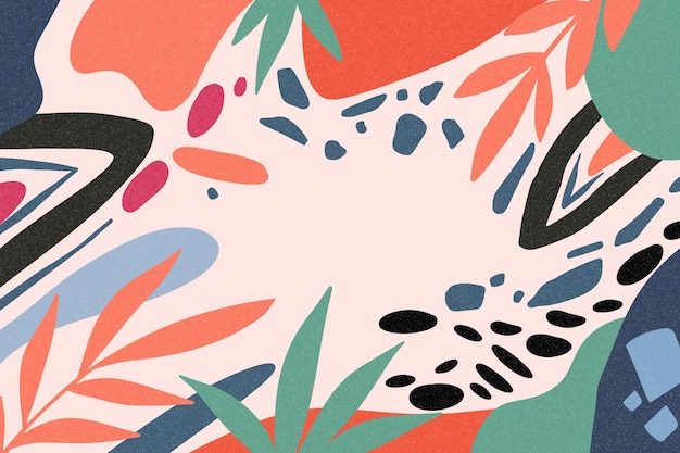hand drawn abstract doodle background