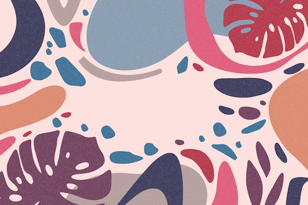 hand drawn abstract doodle background