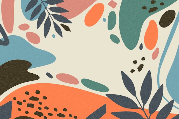 hand drawn abstract doodle background