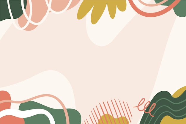 hand drawn abstract doodle background