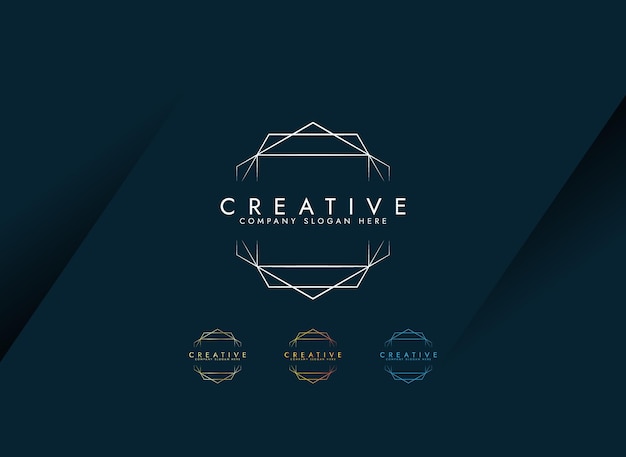 Vector hand drawn abstract logo vector