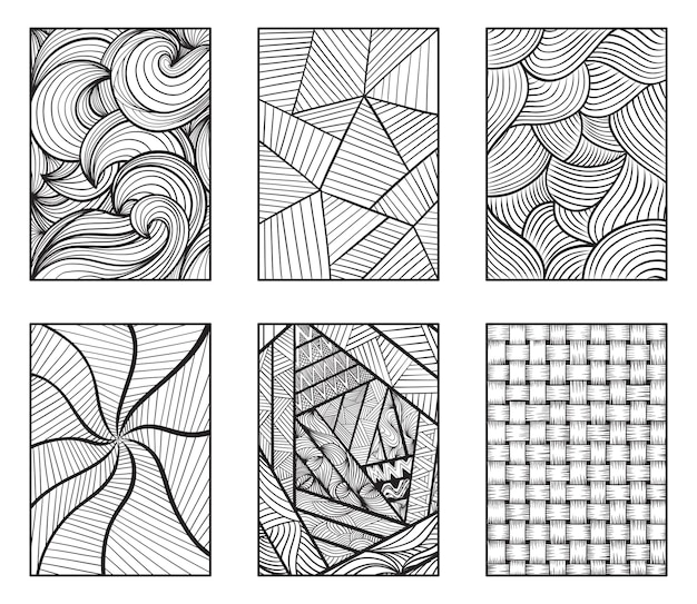 Hand drawn abstract pattern background