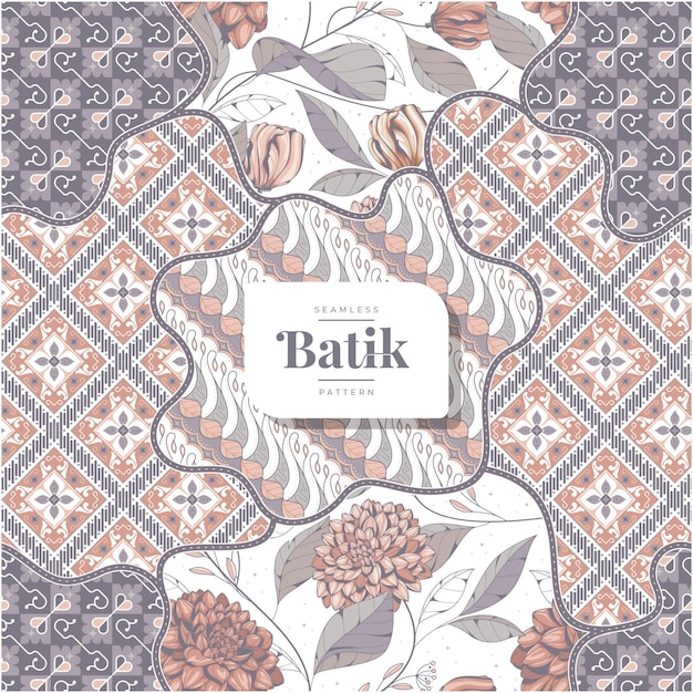 hand drawn batik pattern design 12