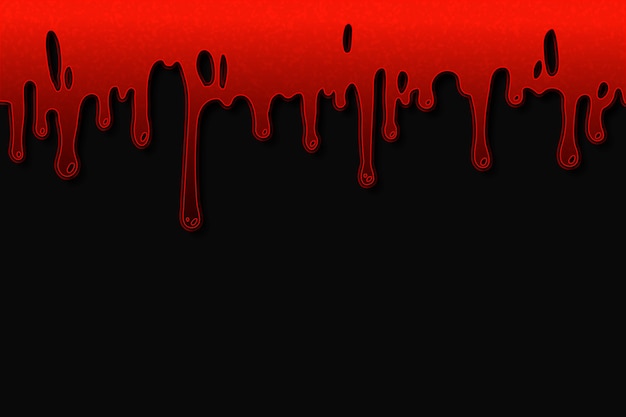 Hand drawn blood dripping background