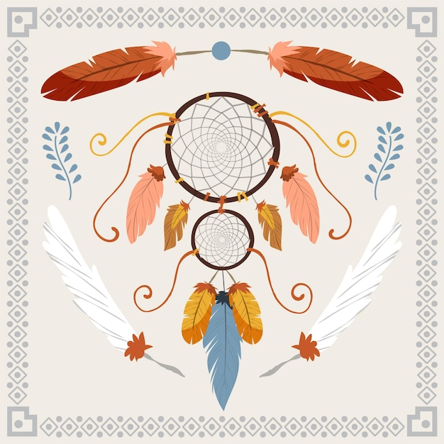 hand drawn boho wallpaper
