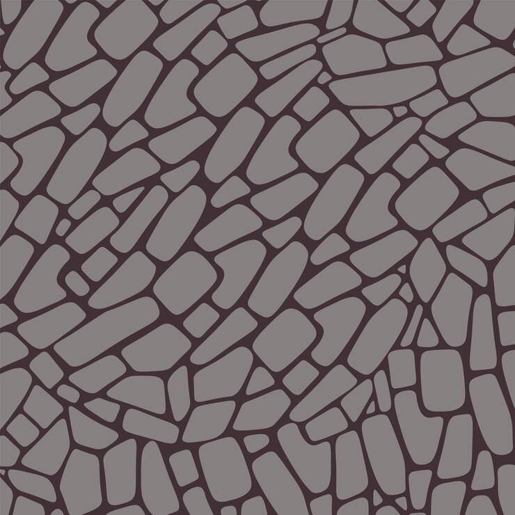 Vector hand drawn bricks print