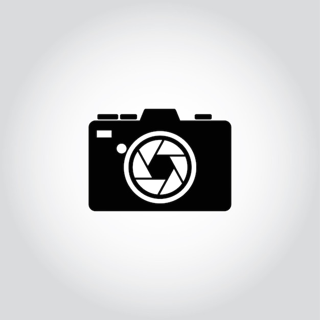 Hand drawn of camera photography logo, icon, design template