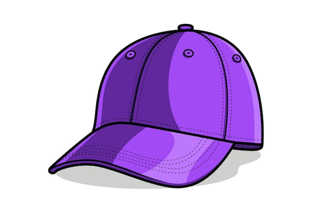 Hand drawn cap cartoon illustration