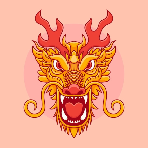 Vector hand drawn for chinese celebration day