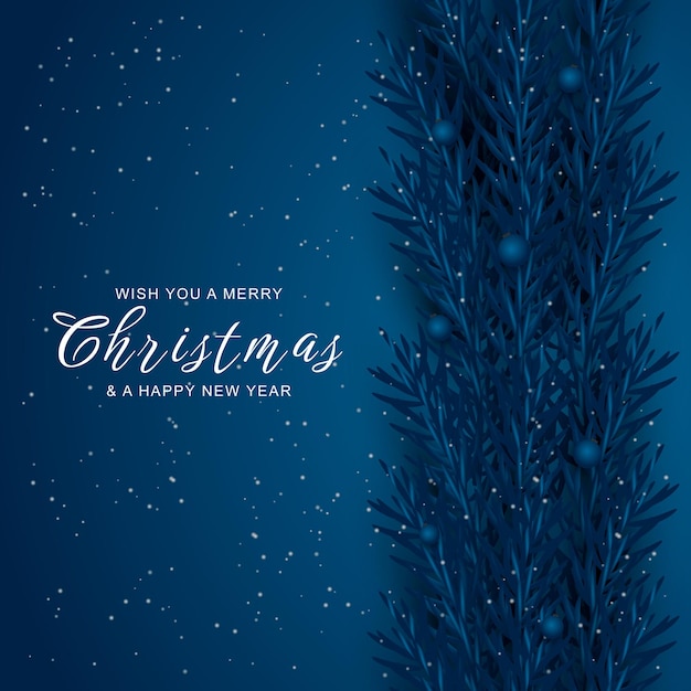 Vector hand drawn christmas background