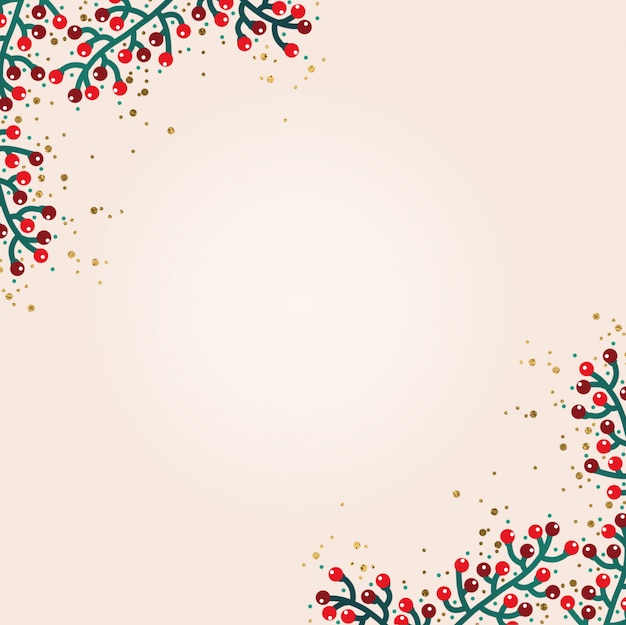 Hand Drawn Christmas Background