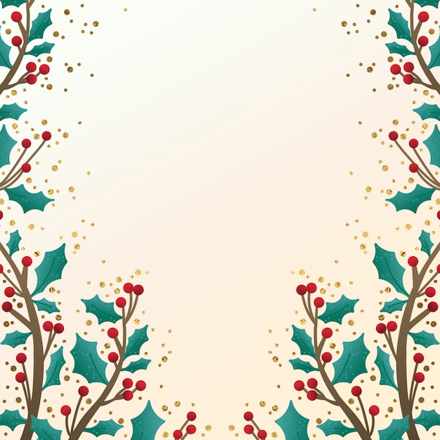 Hand Drawn Christmas Background