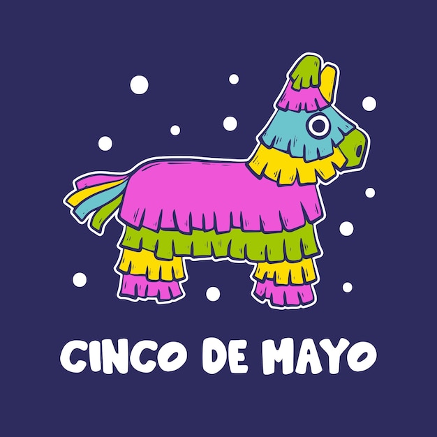 ベクトル インスタグラム・コレクションcinco de mayo (シンコ・デ・マヨ)