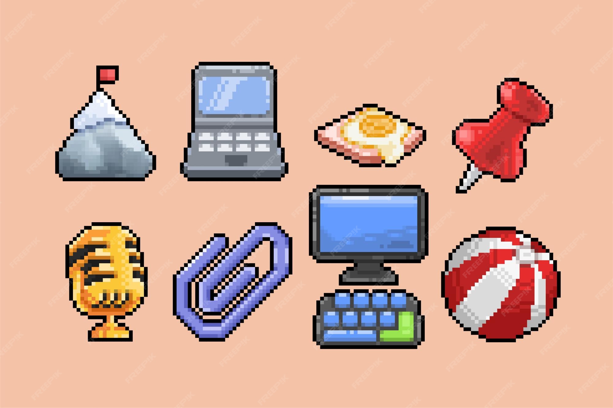 premium-vector-hand-drawn-collection-set-in-pixel-art-style
