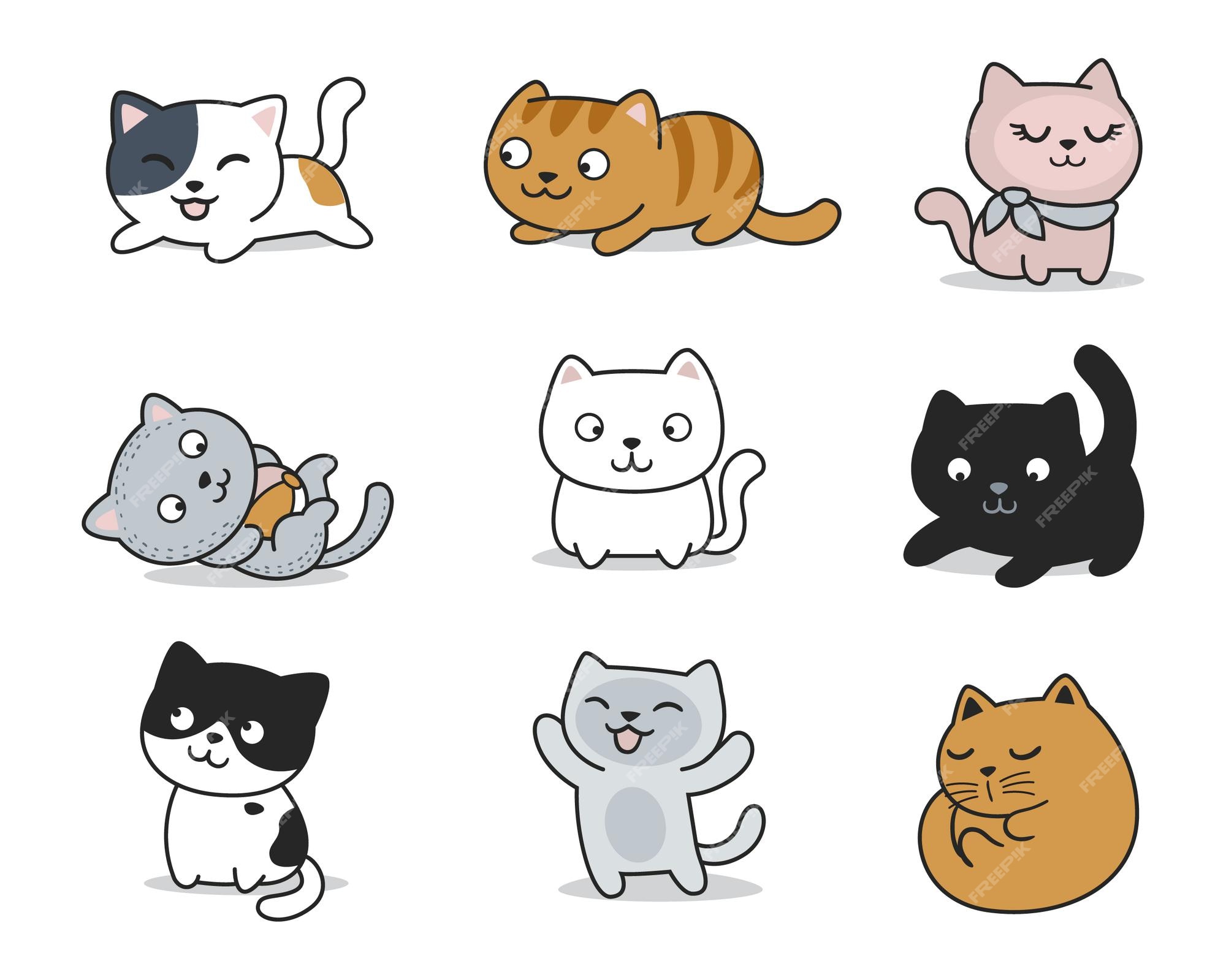 Download Cute Cat Icon Pack Available In SVG, PNG Icon, 48% OFF