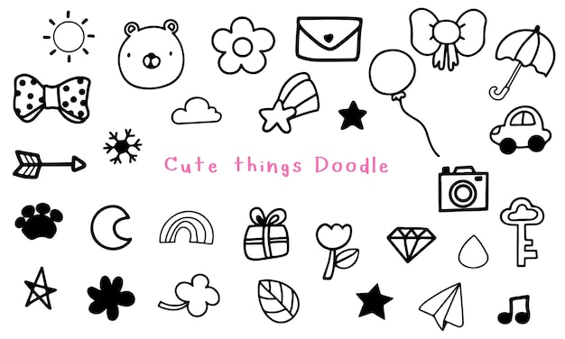 Doodle carino disegnato a mano