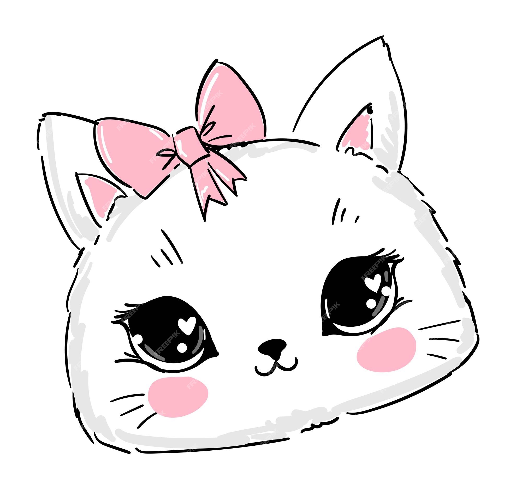 How to Draw Cute and Cute Kawaii KITTEN / Cute Drawings - Drawing