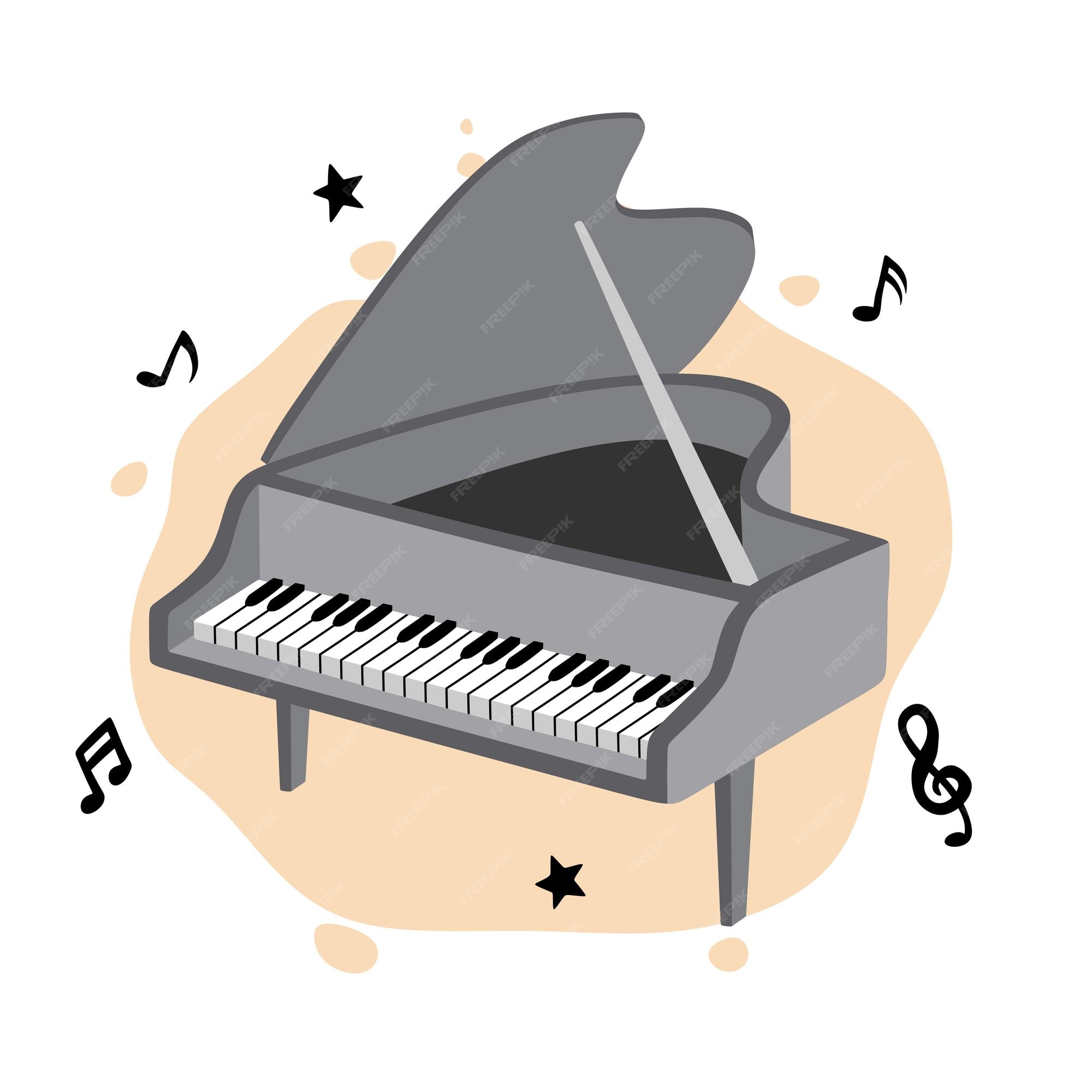 animated piano keyboard