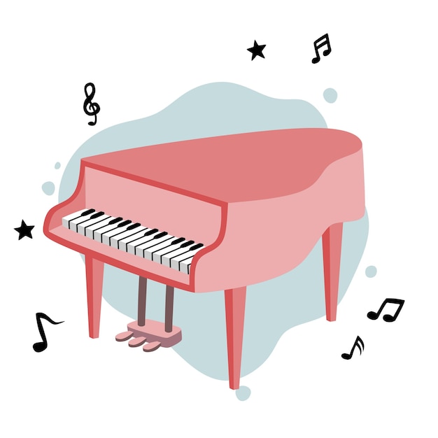 animated piano keyboard