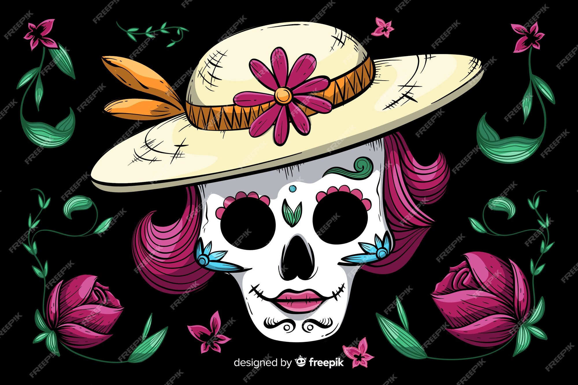 Page 3 | Calavera catrina Vectors & Illustrations for Free Download | Freepik Page 3 | Calavera catrina Vectors & Illustrations for Free Download | Freepik