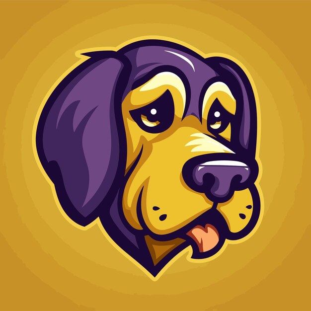 hand drawn dog avatar