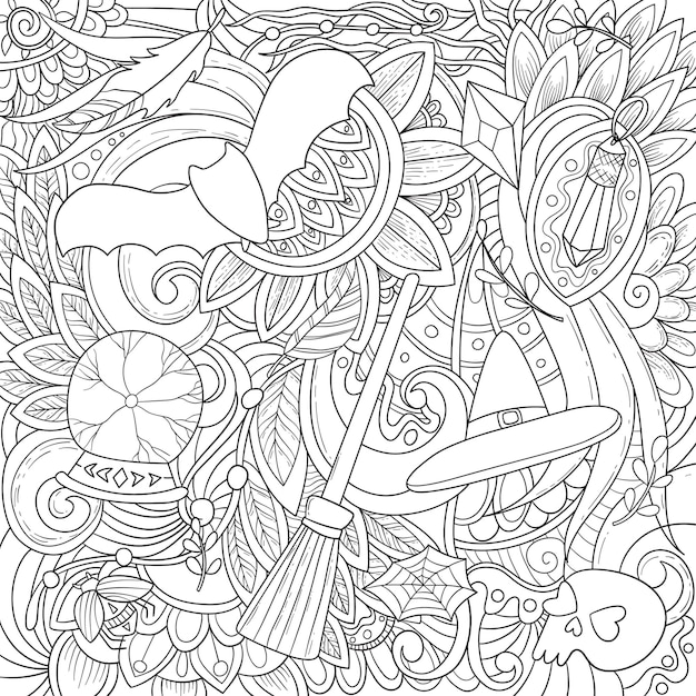 Page 194 | Black White Coloring Vectors & Illustrations For Free Download |  Freepik