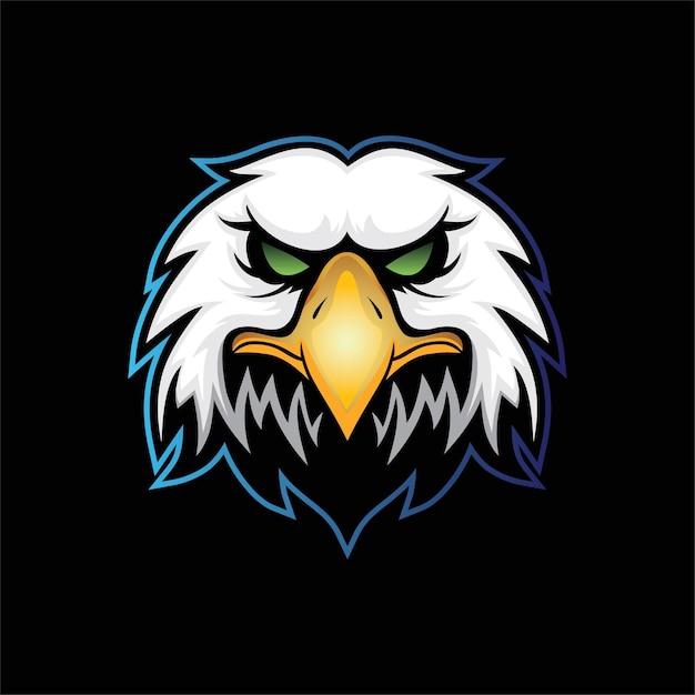 Hand drawn of Eagle head , Eagle mascot for t-shirt , Sport wear ,logo, emblem graphic, athletic app