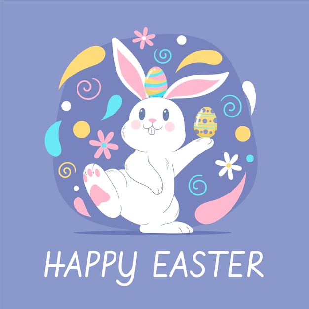 Vector hand drawn easter illustration