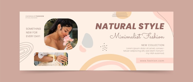 hand drawn fashion stylist facebook cover