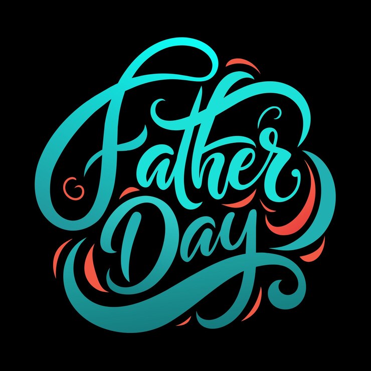 Vector hand drawn fathers day background