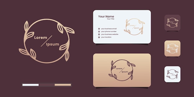 Hand drawn feminine and modern beauty nature logo design template. logo be use salon,spa,hotel etc.