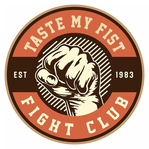 Hand drawn fist hand