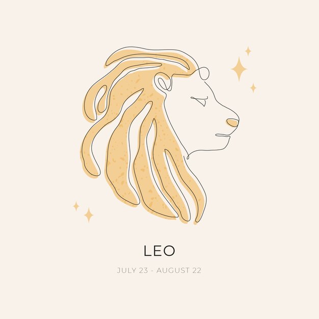 手描きのフラットなデザインのレオのロゴ