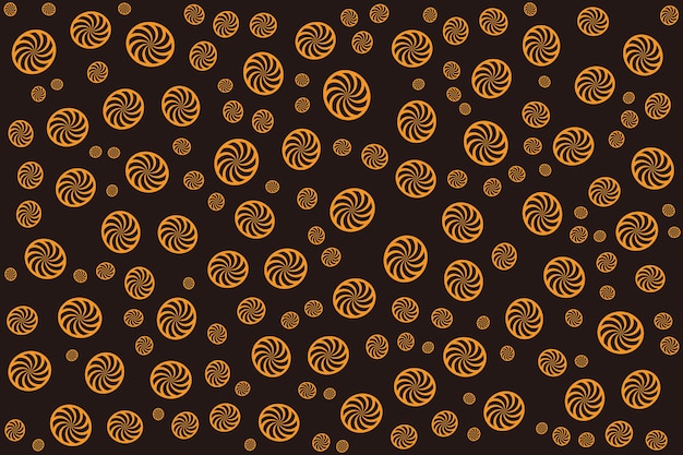 Hand drawn flat Halloween pattern design