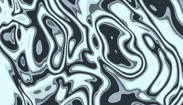 Vector hand drawn flat psychedelic groovy background