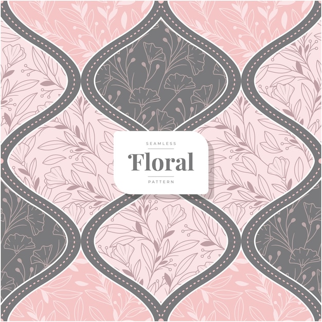 hand drawn floral pattern design 24