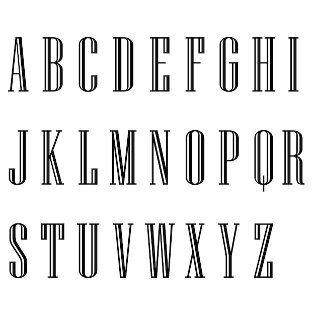 Hand drawn font