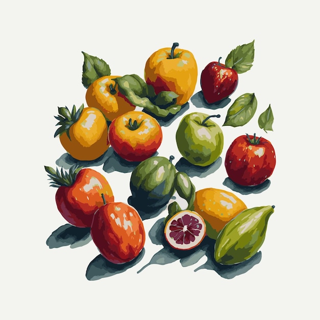 Hand drawn food illustration