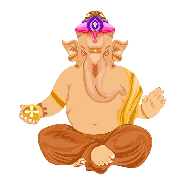hand drawn ganesha vector illustrationjpg