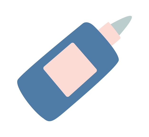 Vector hand drawn glue bottle icon