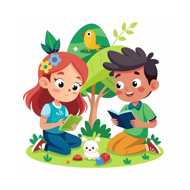 Ручные рисунки в стиле мультфильмов