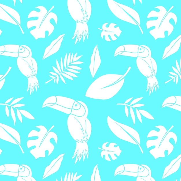 Vector hand drawn hawaiian shirt pattern illustration