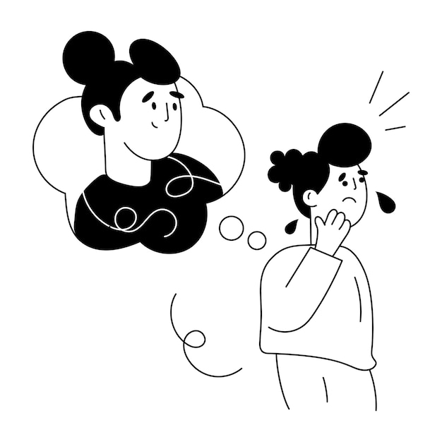 hand drawn illustration of best mom