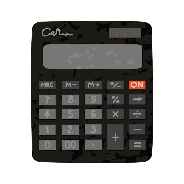 Hand Drawn Illustration of Calculator