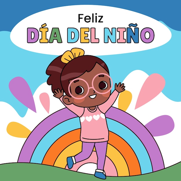 hand drawn illustration for children's day celebration