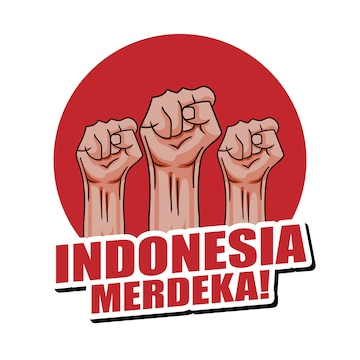Premium Vector | Hand drawn illustration of indonesia independence day ...