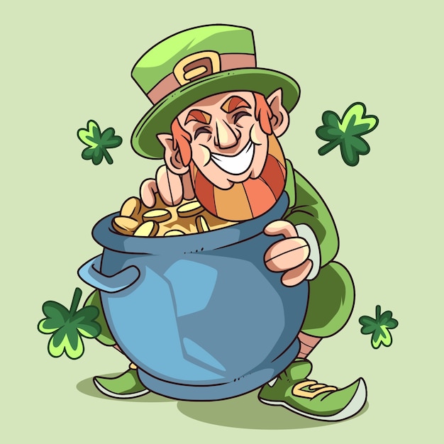 Hand drawn illustration for st patrick's day celebration