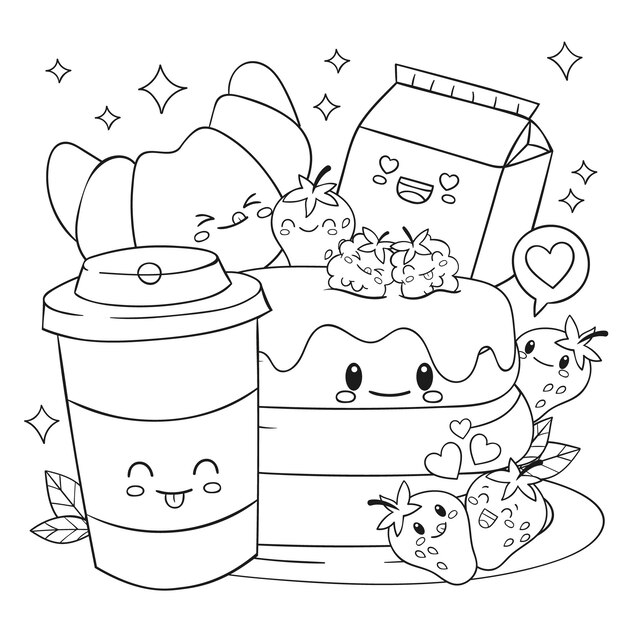 Free Printable Cute Coloring Pages