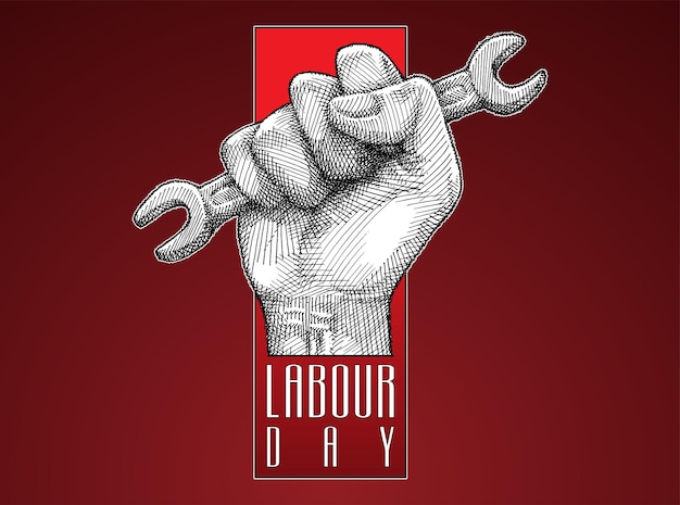 Hand Drawn Labour Day Poster